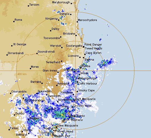 Severe Weather Warning for HEAVY, LOCALLY INTENSE RAINFALL from Yamba ...