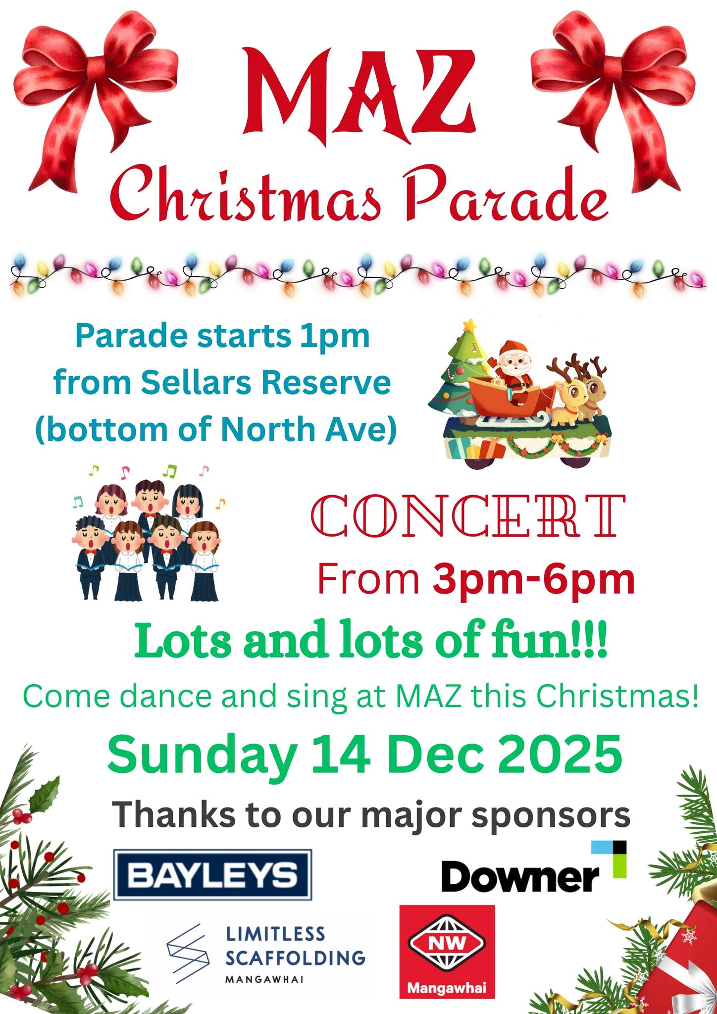 Mangawhai Santa Parade 2025