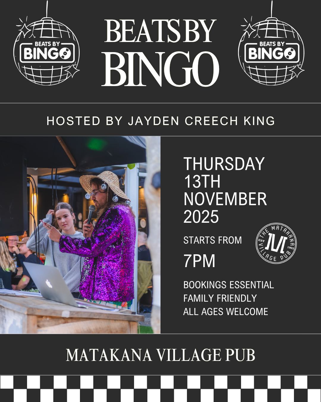 Beats By Bingo @ The Matakana Village Pub!