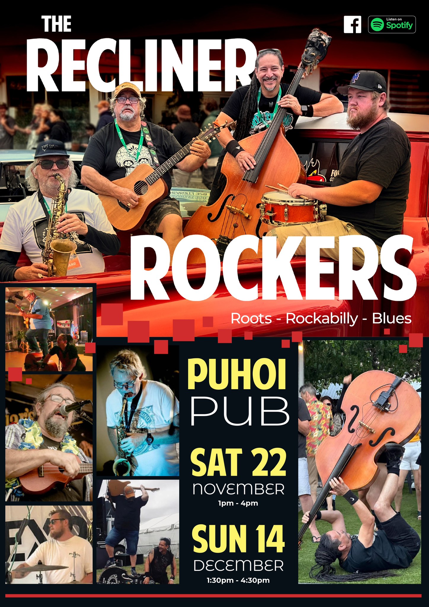 Recliner Rockers Live at The Puhoi Pub & Stables This Saturday!