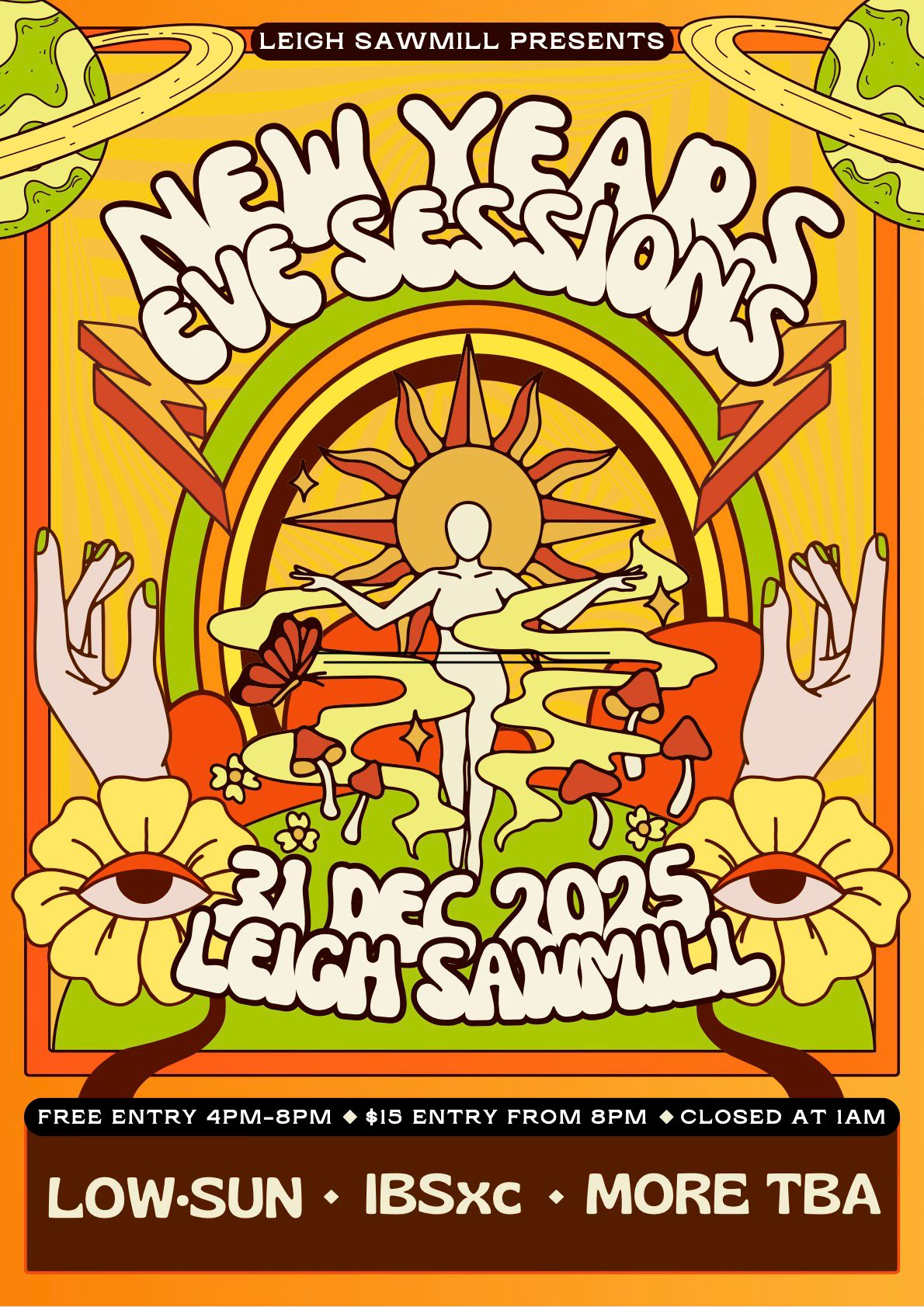 The Leigh Sawmill Cafe New Year's Eve Sessions