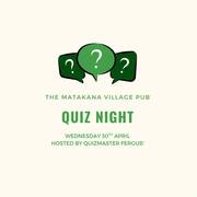 Quiz Night Wednesday @ Matakana Village Pub