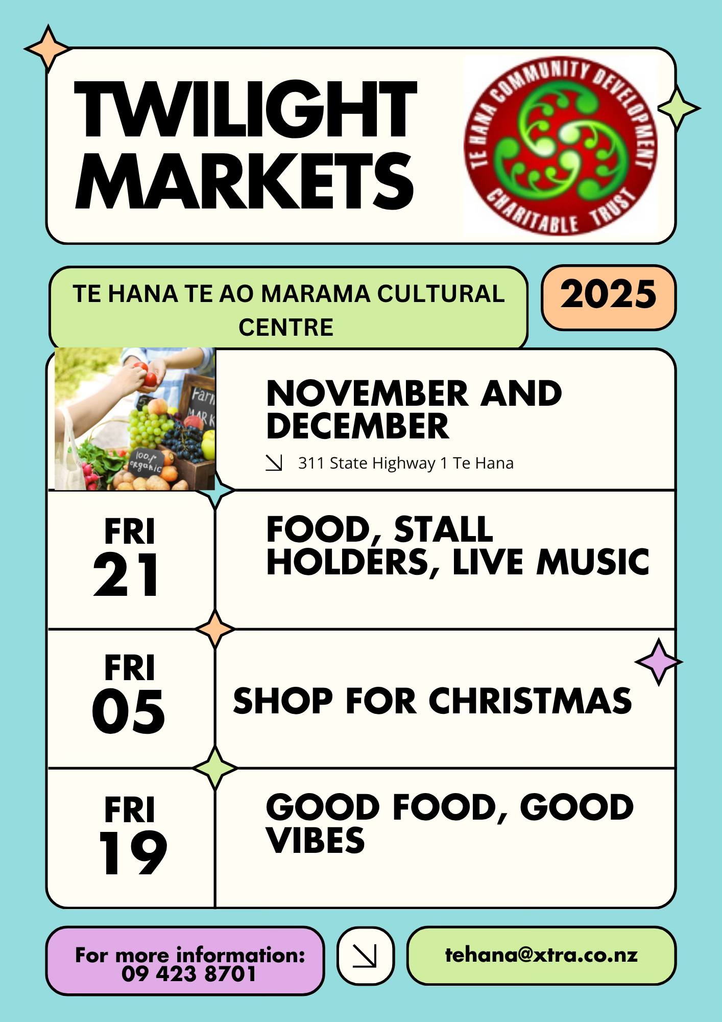 Twilight Markets at Te Hana Te Ao Marama