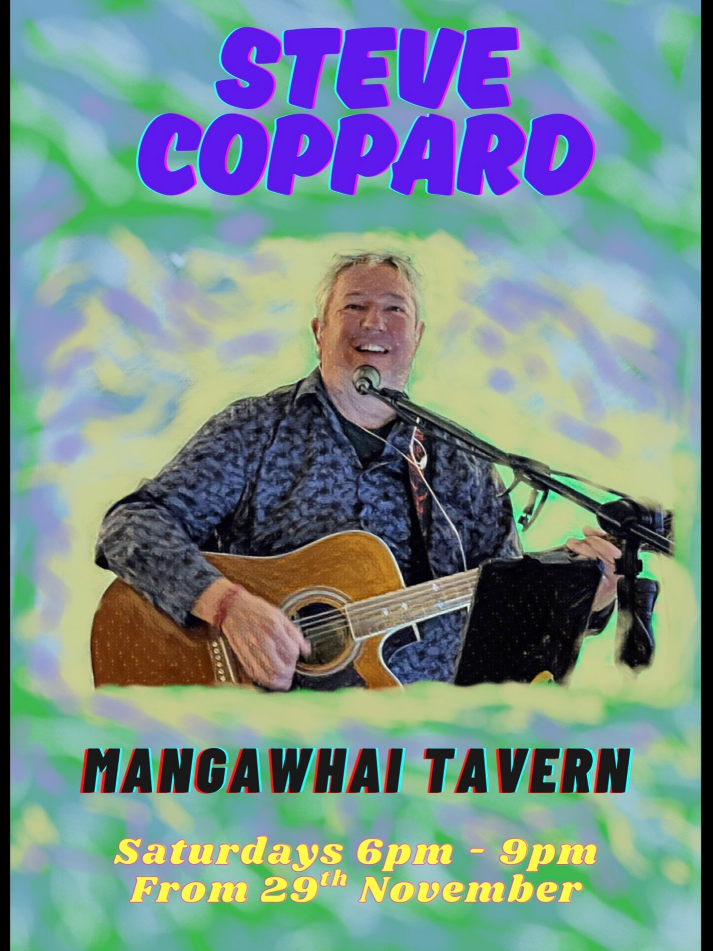 Steve Coppard Live This Saturday @ The Mangawhai Tavern 