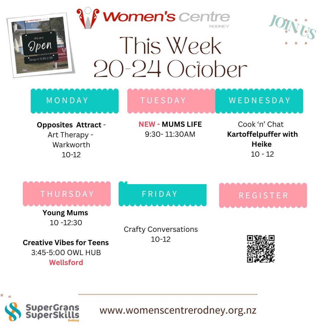 This Week @ Women's Centre Rodney