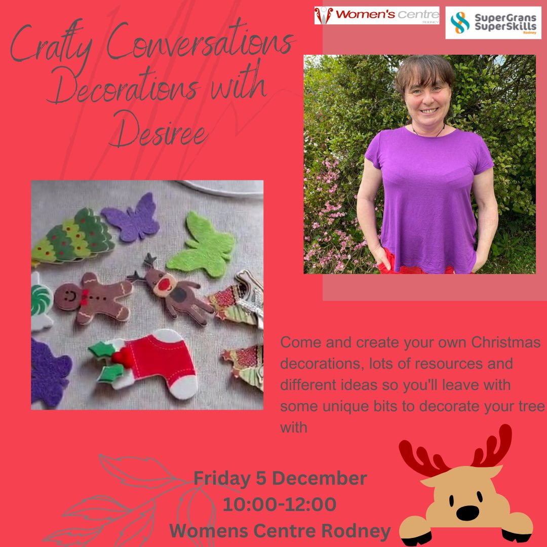 Crafty Converstions with Desiree @ The Womens Centre Rodney