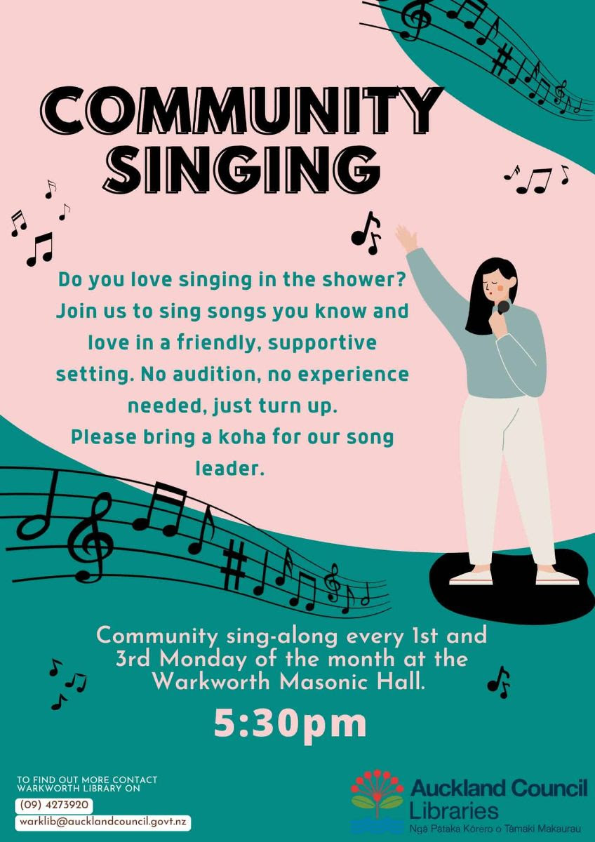 Community Singing - Every First & Third Monday of The Month