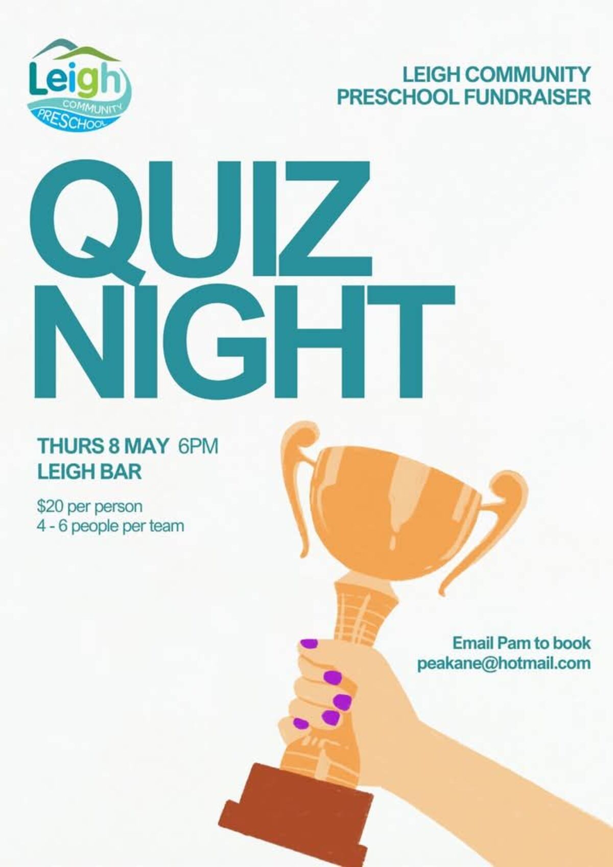 Leigh Preschool - Quiz Night @ The Leigh Bar