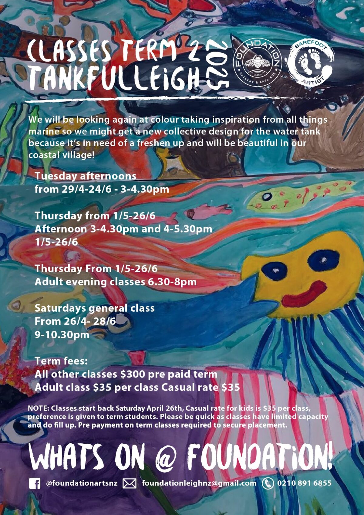 Kids Art Classes for Term 2 at The Foundation Gallery & Arts Hub - Selected Days