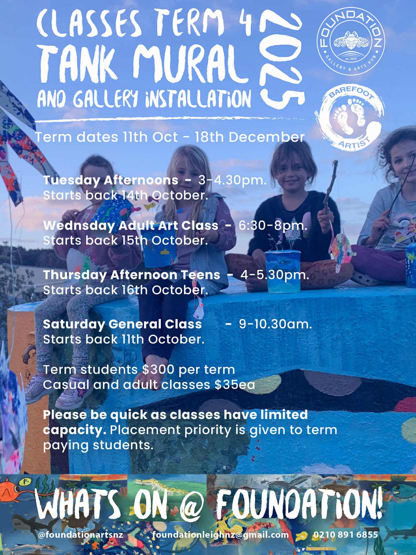 Kids Art Classes for Term 4 at The Foundation Gallery & Arts Hub - Selected Days