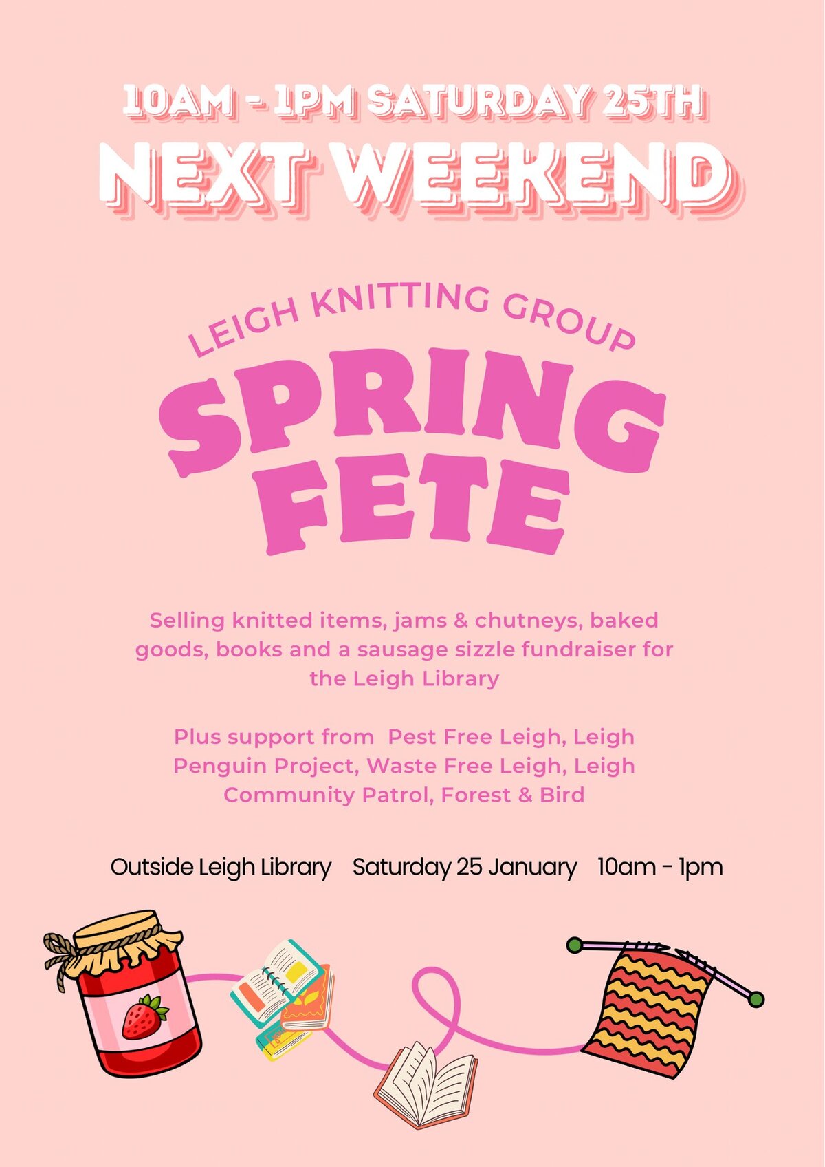 Spring Fete - This Saturday in Leigh