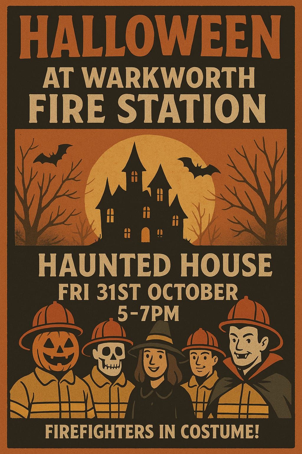Halloween at Warkworth Fire Station