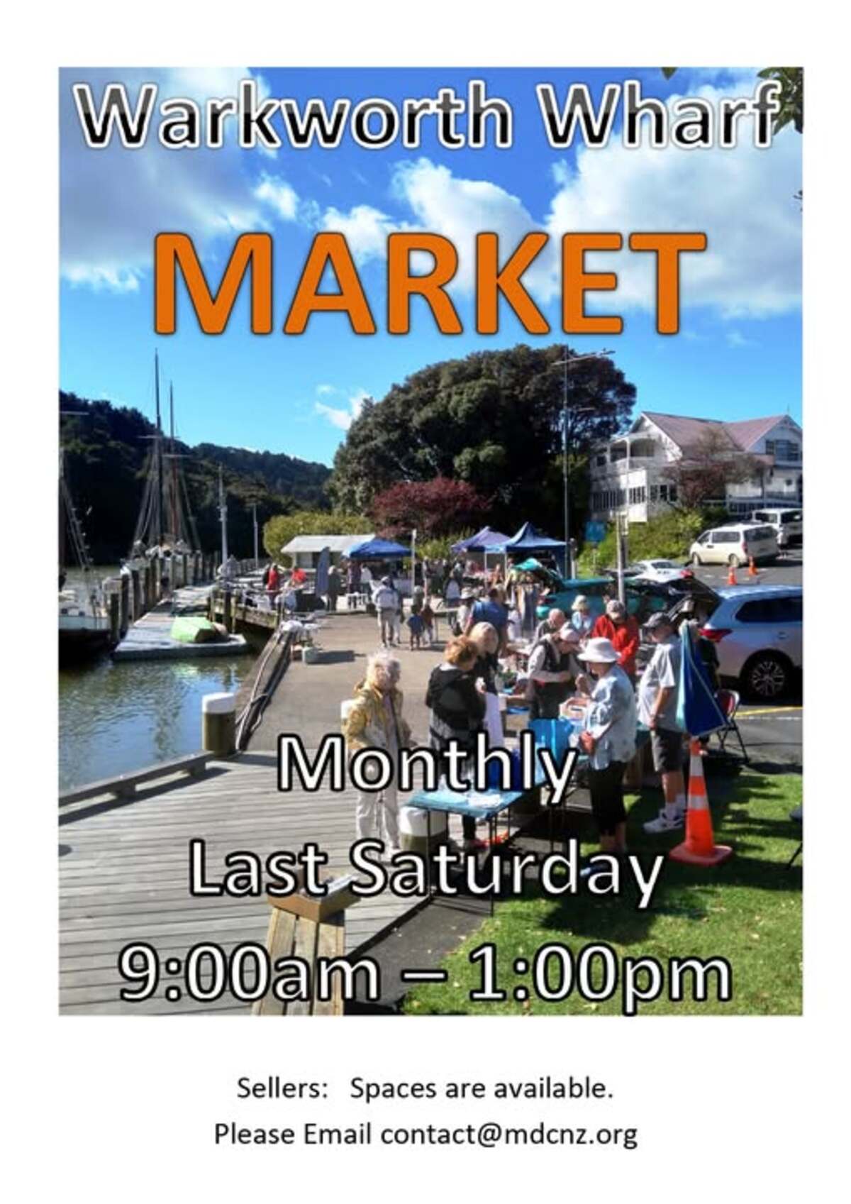 Warkworth Wharf Market - Last Saturday of Every Month
