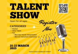 The Harbour Street Jazz & Blues Festival Talent Show on Saturday March 22nd