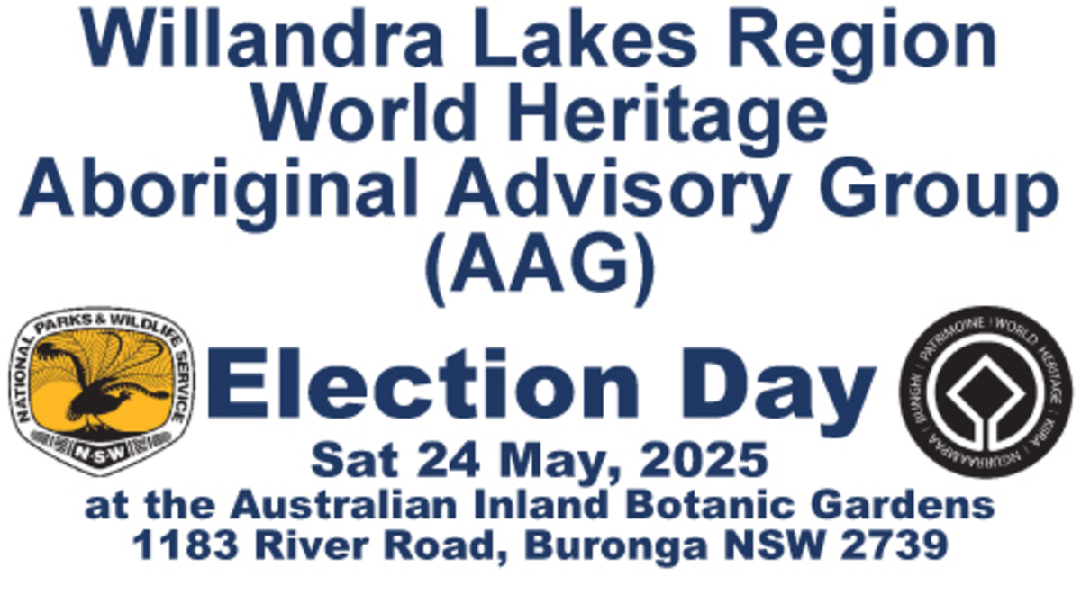 Willandra Lakes Region World Heritage Aboriginal Advisory Group Election