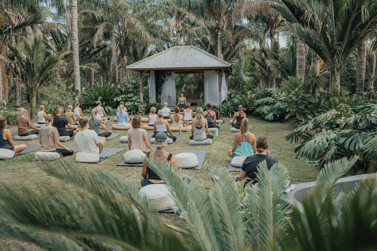 Festive Community Yoga Class - In The Palms @ Bali Garden
