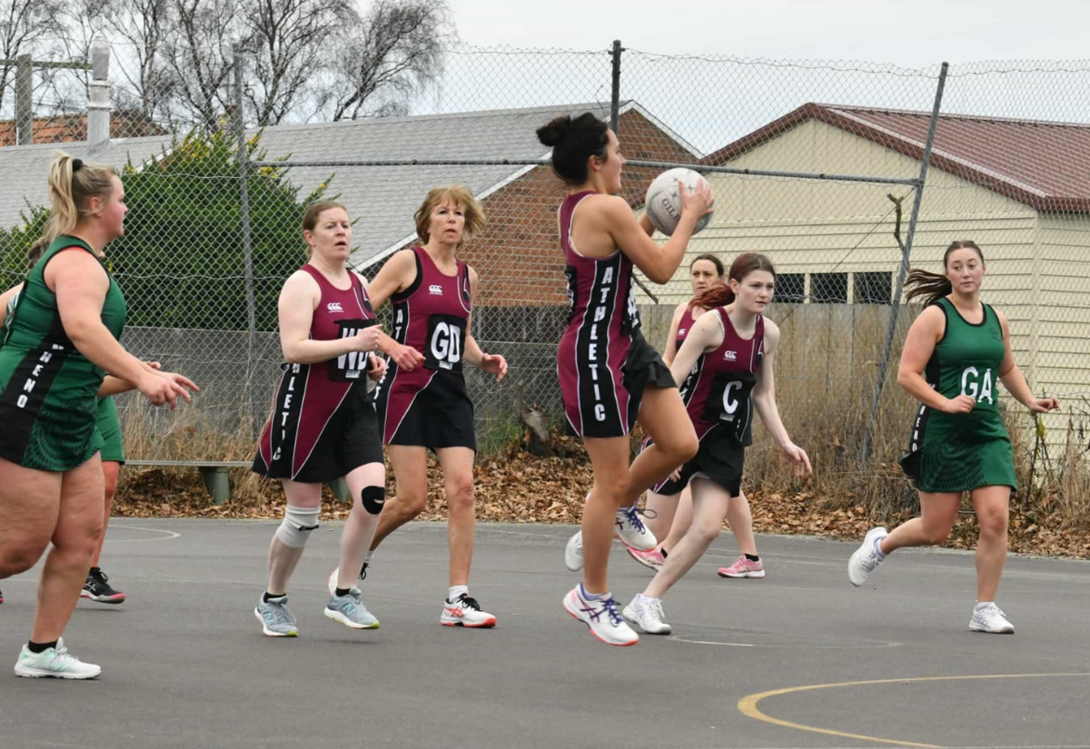 Athletic Netball Club on weekly Tuesday