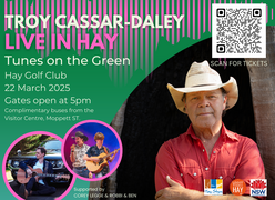 Troy Cassar-Daley LIVE IN HAY