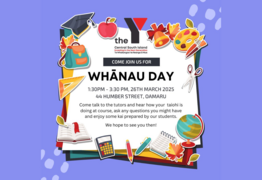 The Y Whānau Day on Wednesday Mar 26th 
