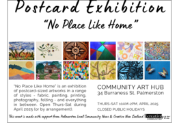 Postcard Exhibition: "No Place Like Home" on Wednesday Apr 2nd until 30th