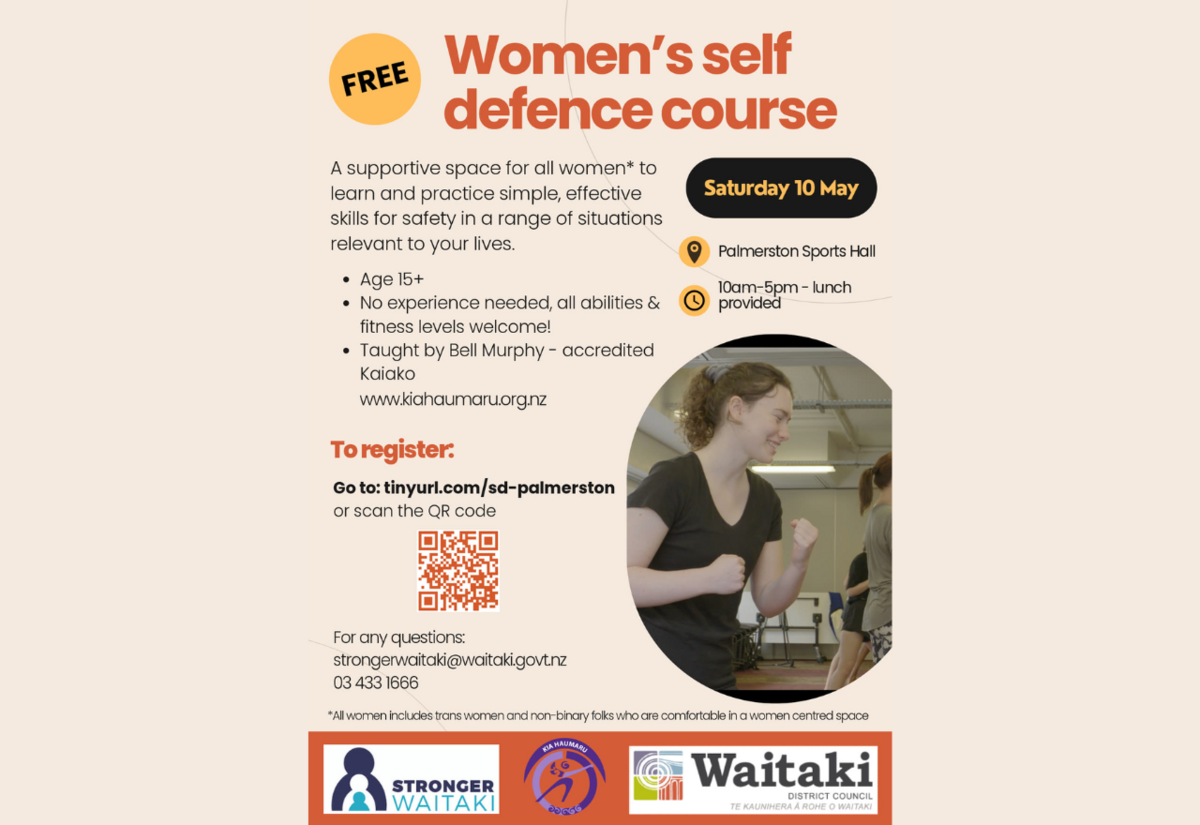Women's Self-Defence Course on Saturday May 10th