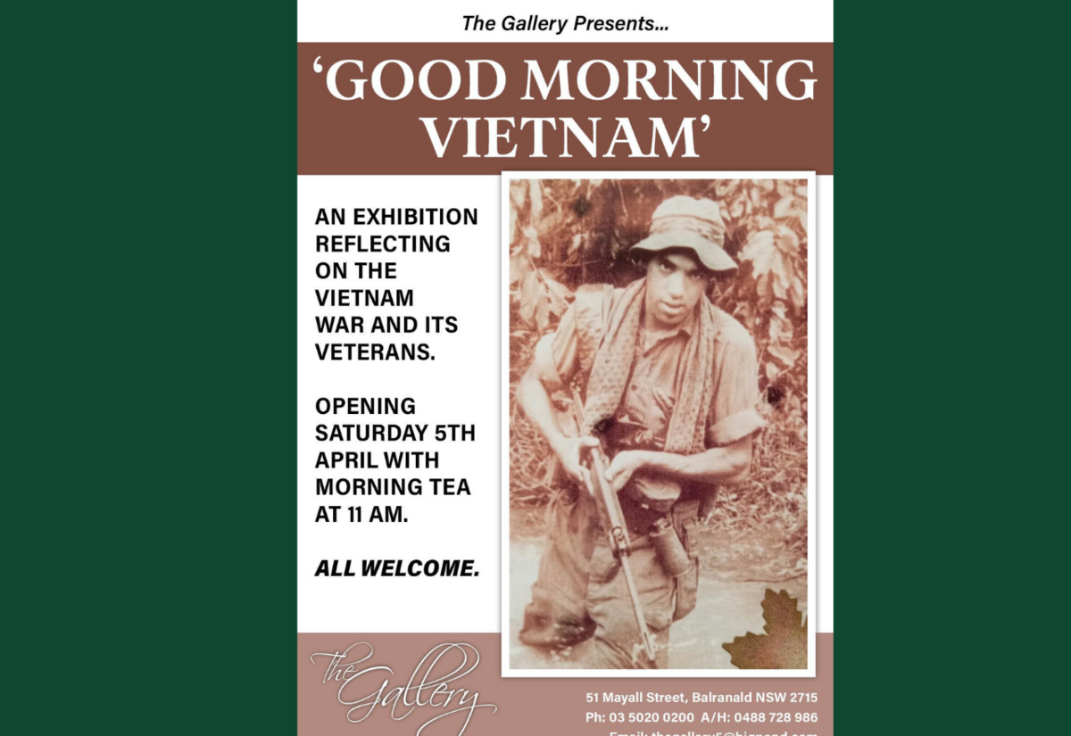 Good Morning Vietnam at Balranald Gallery