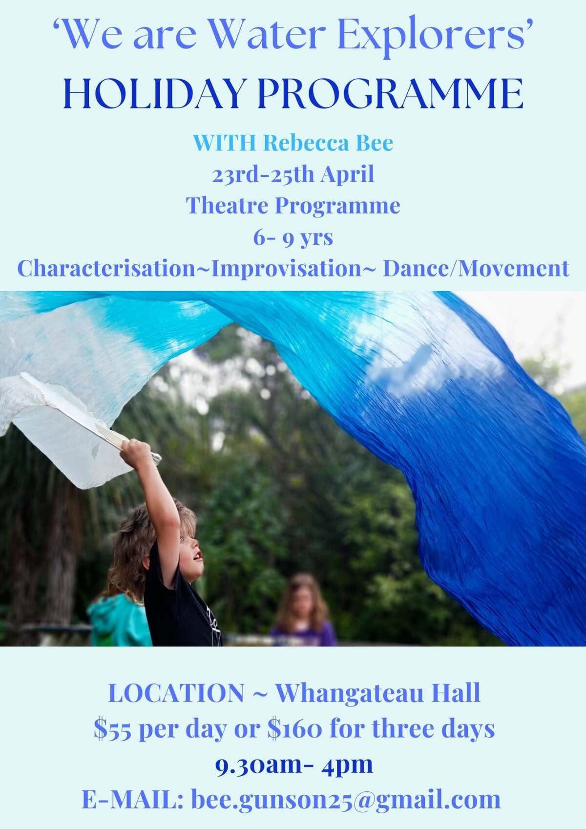 "We Are Water Explorers" - Holiday Programme