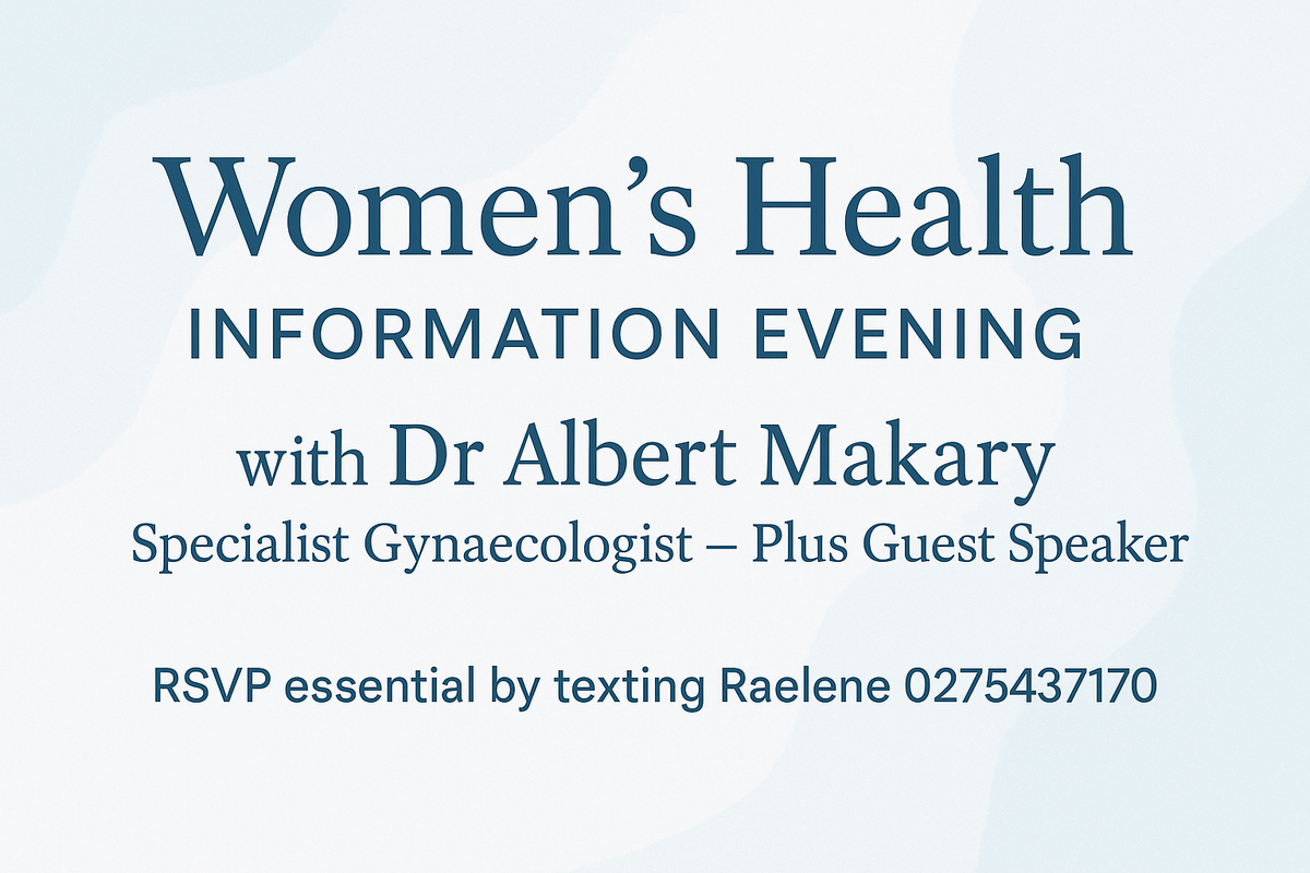 Women’s Health Evening with Dr Albert Makary