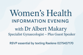 Women’s Health Evening with Dr Albert Makary