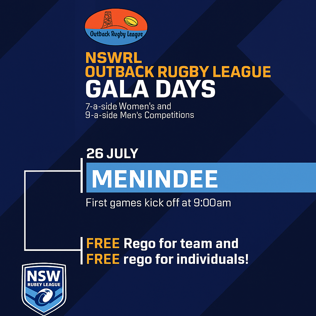 Don’t Miss Out on the Menindee Yabbies Rugby League Gala Day
