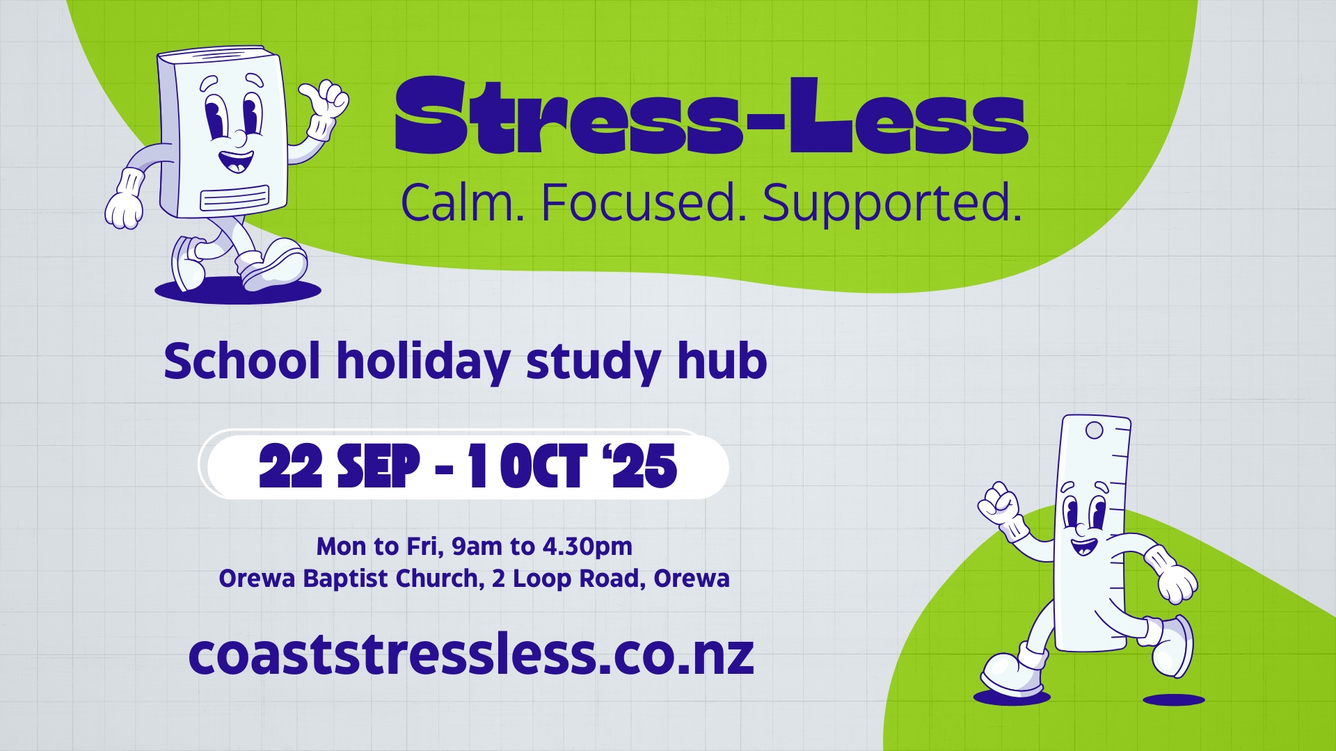 Stress Less Holiday Study Hub