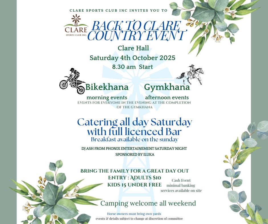 Back to Clare Bikekana & Gymkhana