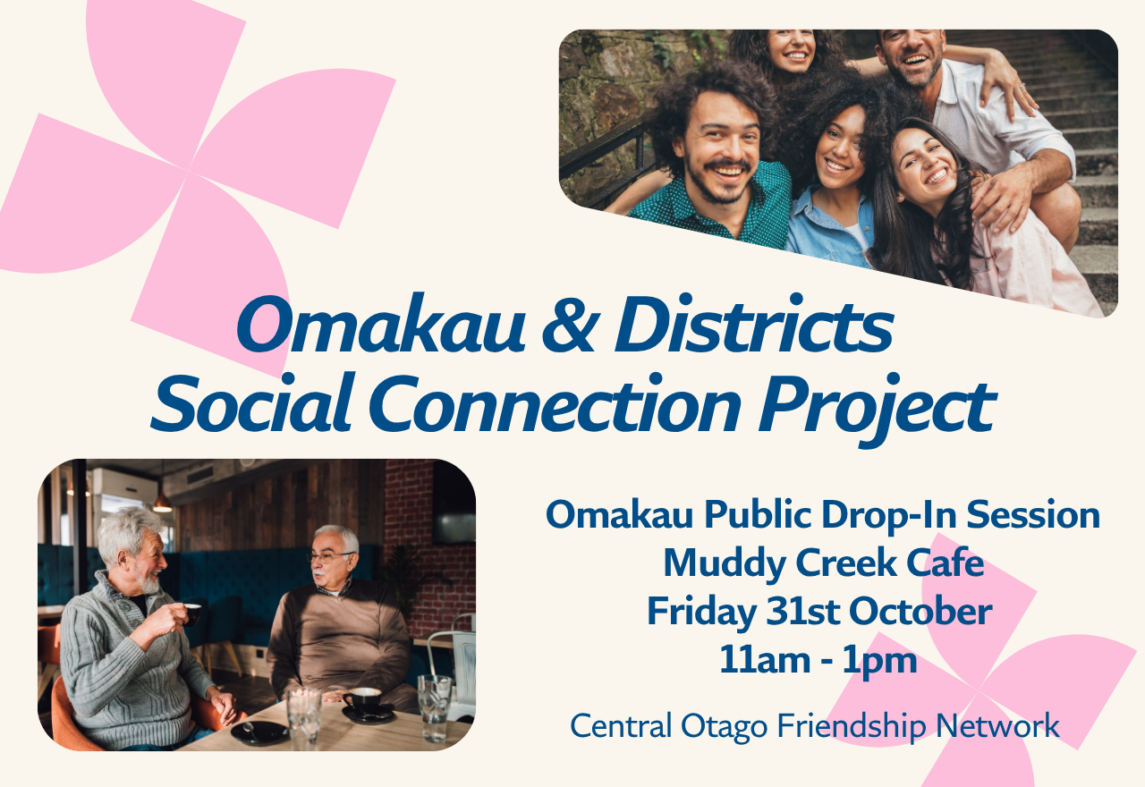Social connection session - Omakau and surroundings
