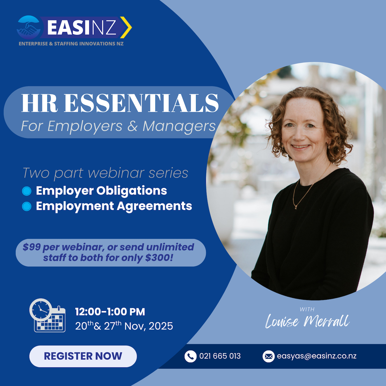 HR Essentials for Employers & Managers - Webinar Workshop