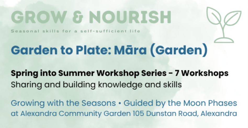 Garden to Plate: Māra (Garden) Workshop Series