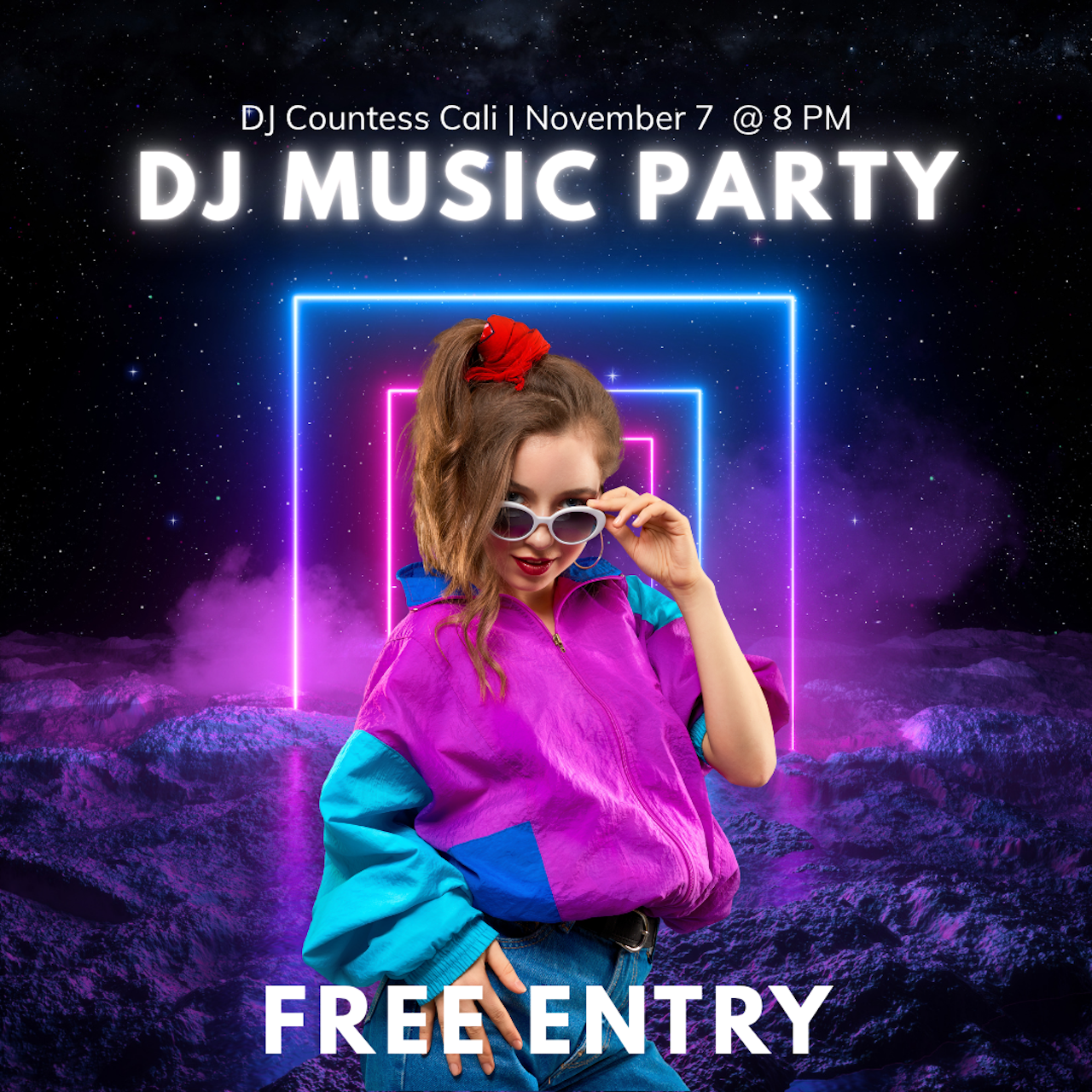DJ MUSIC PARTY with DJ CC - Countess Cali