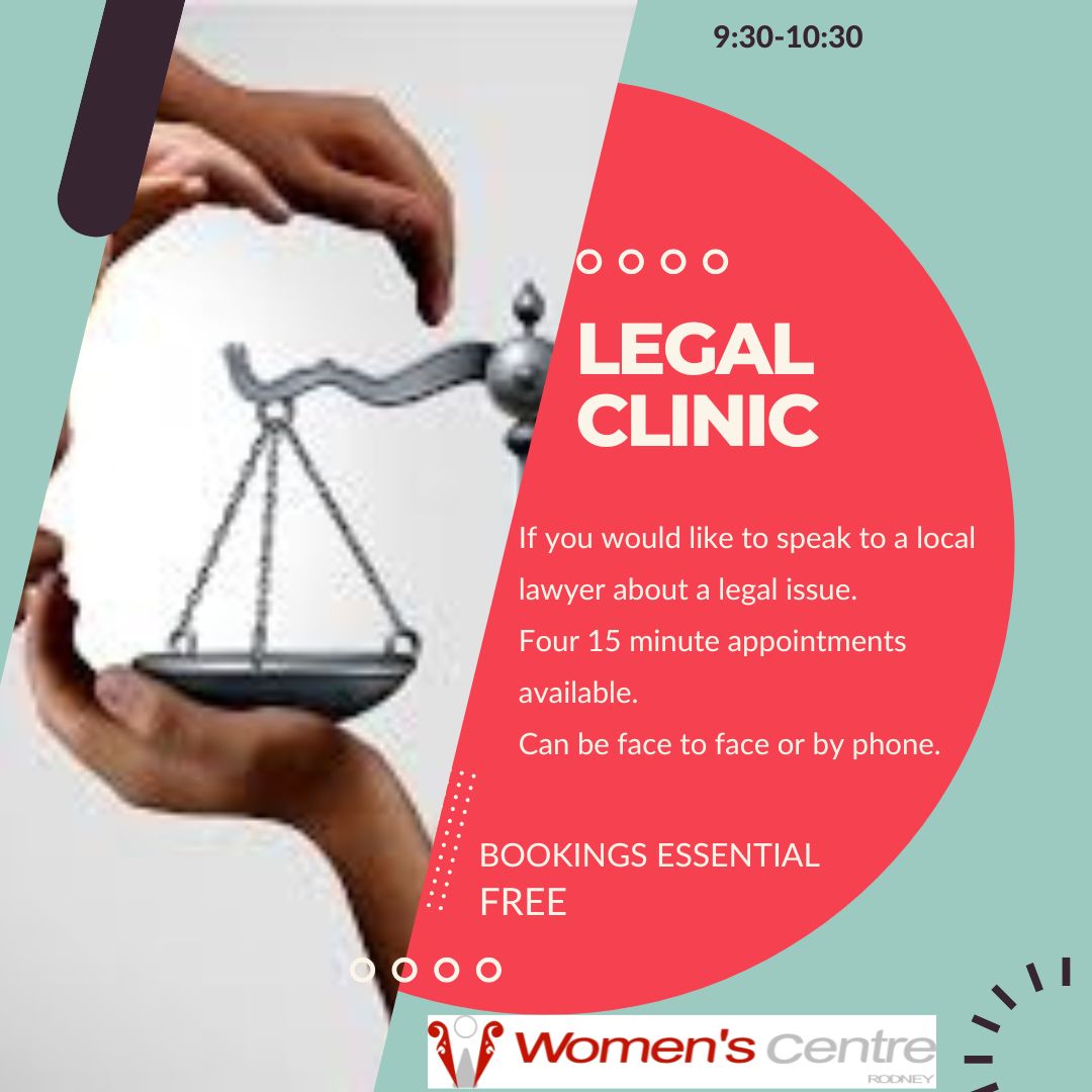 FREE Legal Clinic - December with Ben @ The Women's Centre