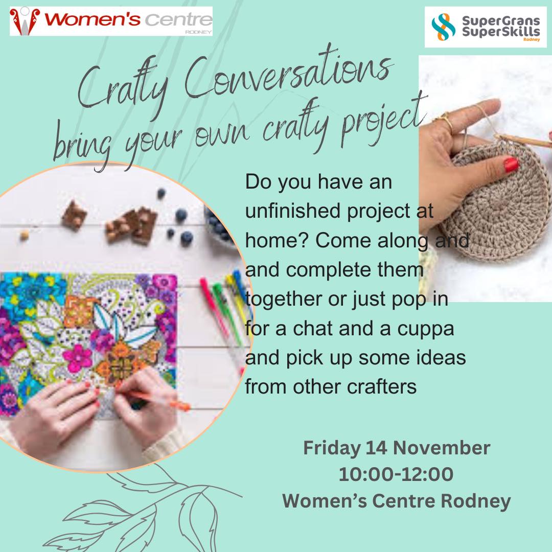 Crafty Conversations @ The Women's Centre