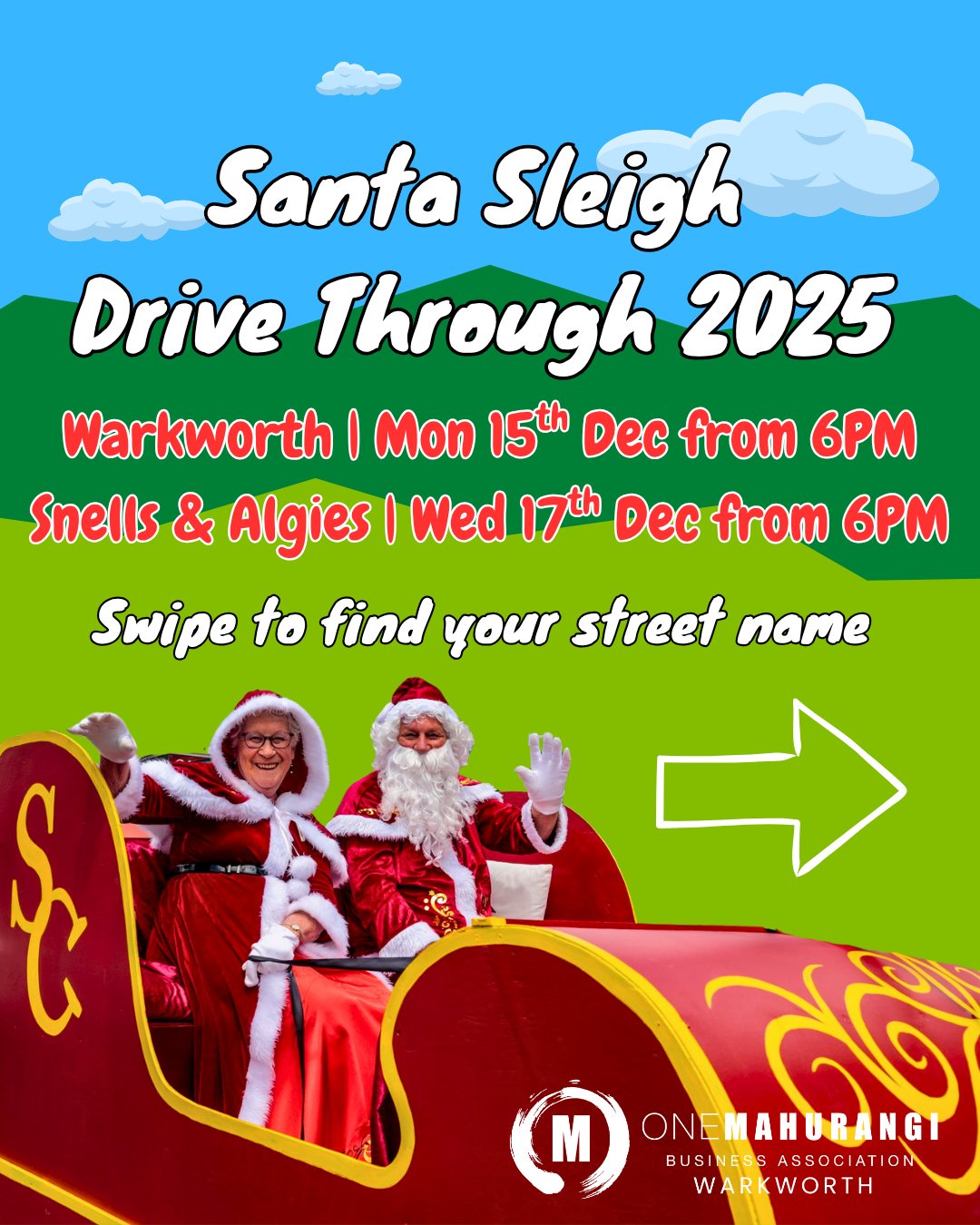 Warkworth Santa Sleigh Drive Through