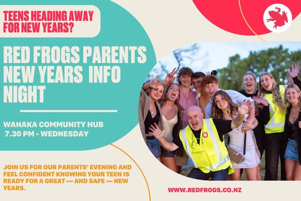Red Frogs Parents New Years Info Night