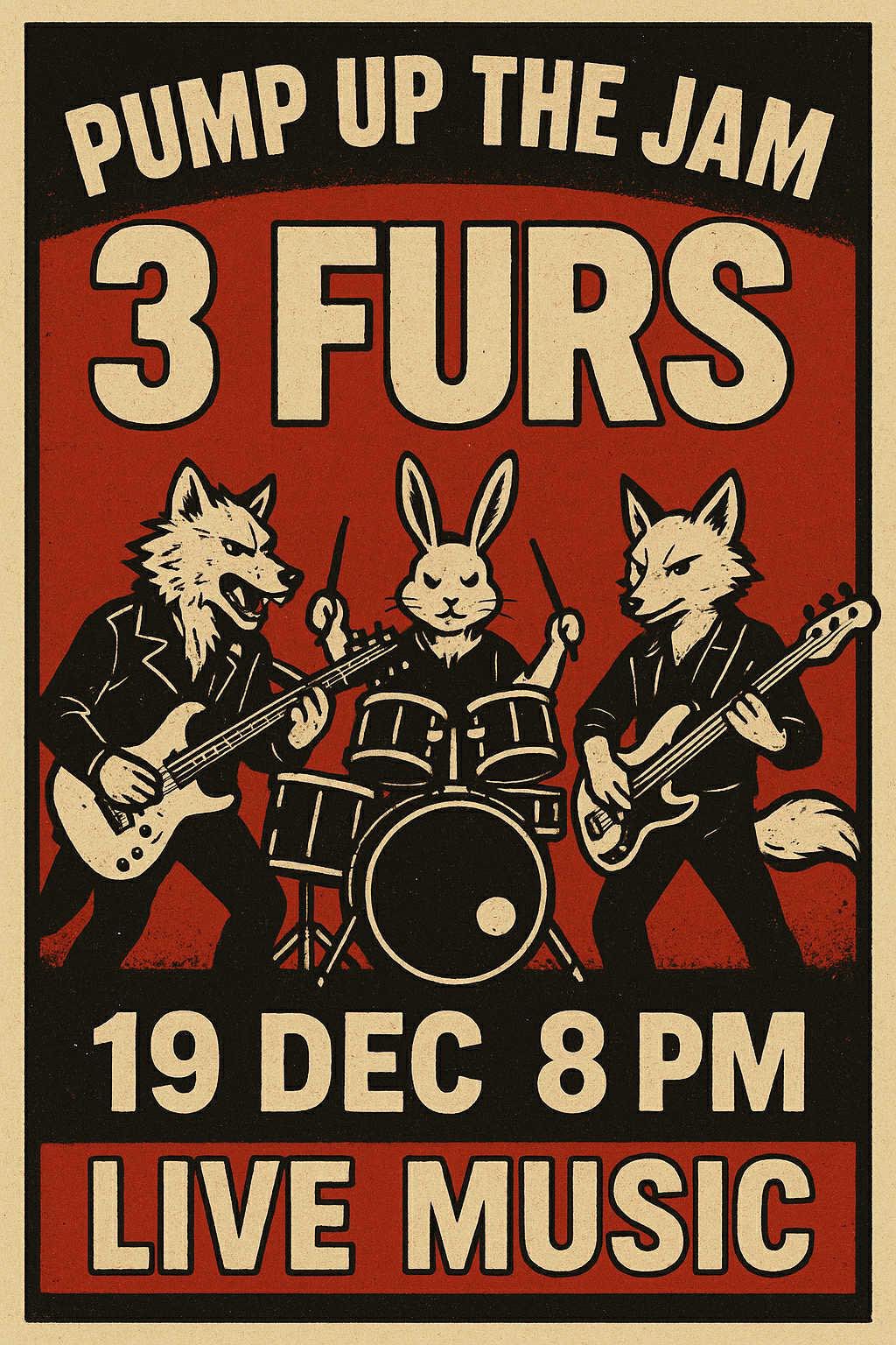 Live Music with Pump Up The Jam @ The Three Furlongs Bar & Grill