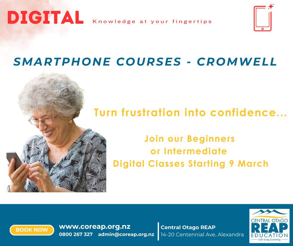 CO Reap; Intermediate Smartphone Course - Silvertech Cromwell