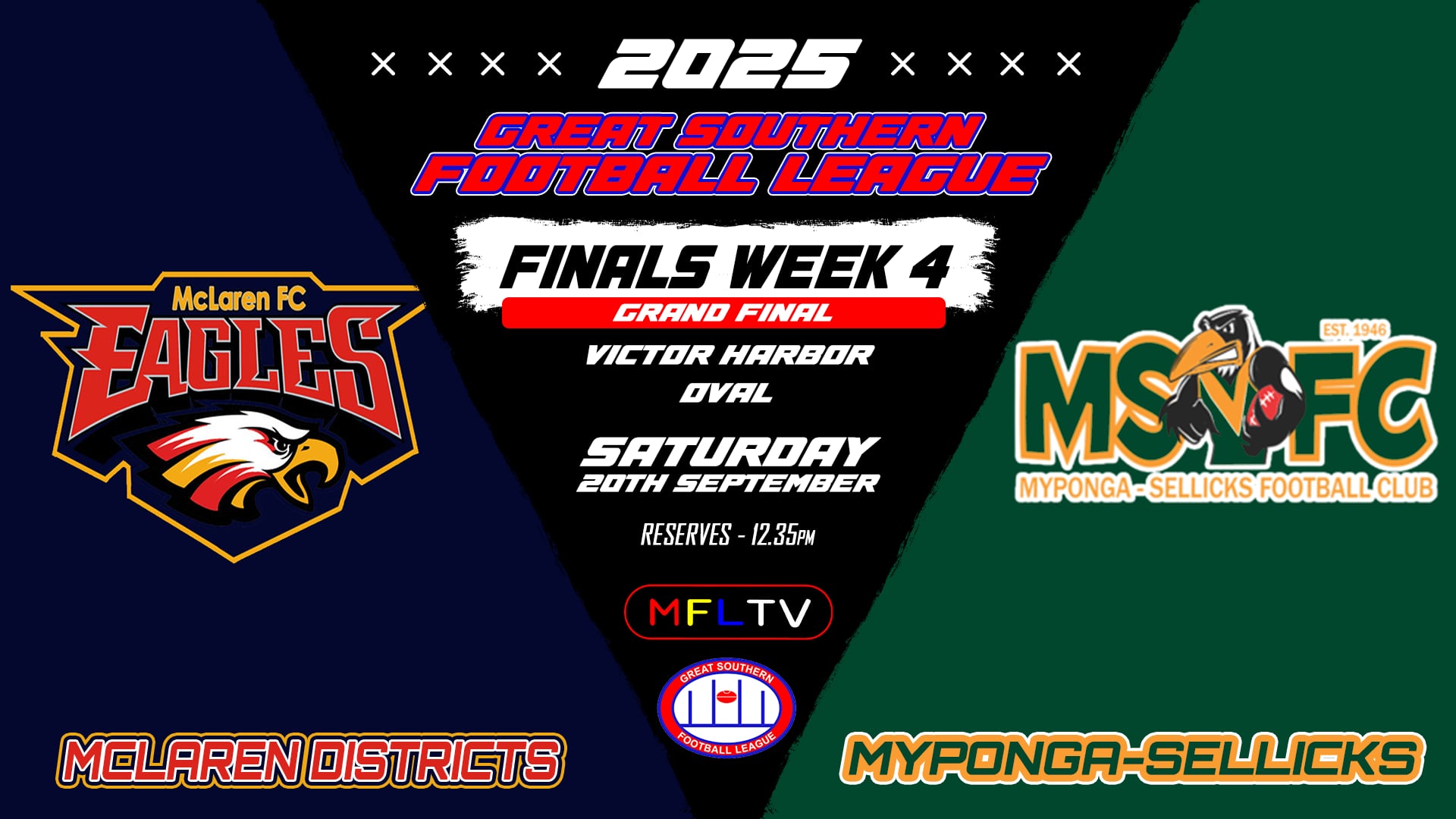 Great Southern Football League - Murraylands Streaming
