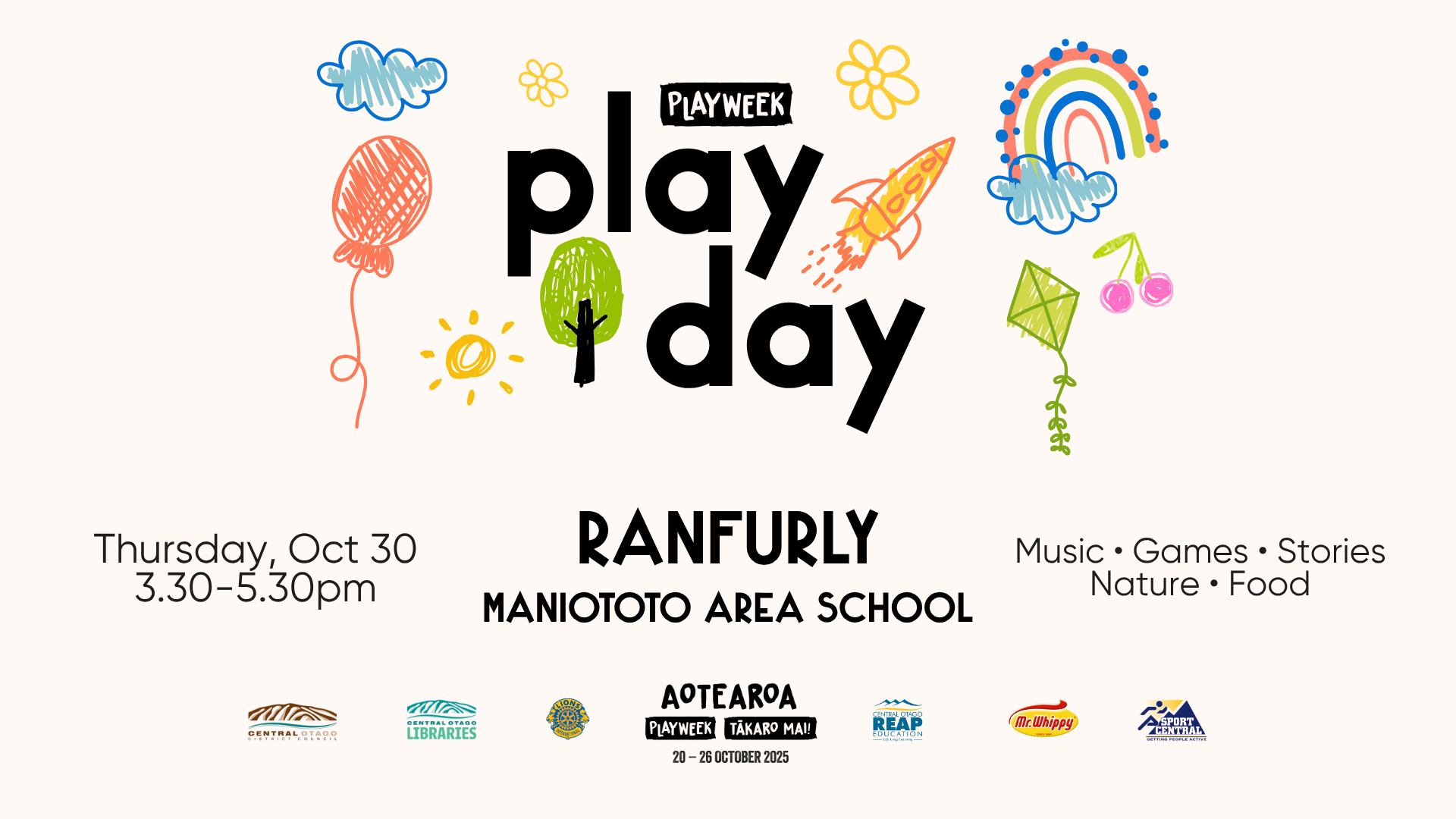 Ranfurly Play Day Event!