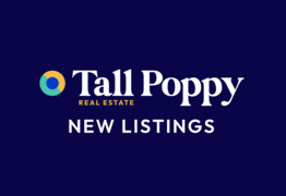 New listings with Tall Poppy (sponsored)