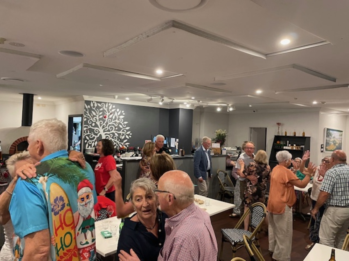 Lions Christmas Party at Olive and Vine