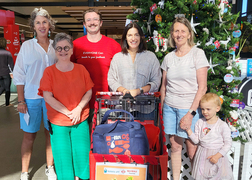 Grocery Grab winner makes generous donation 
