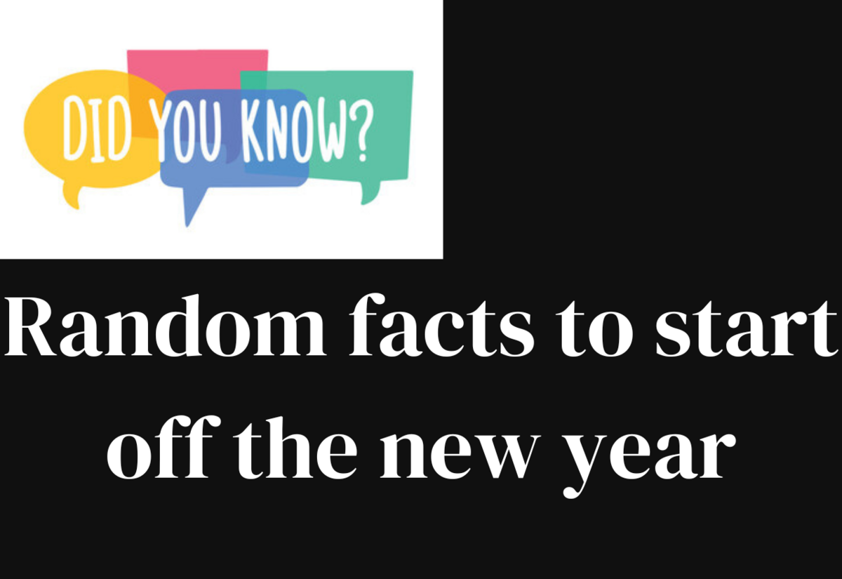 Interesting facts to start off the new year