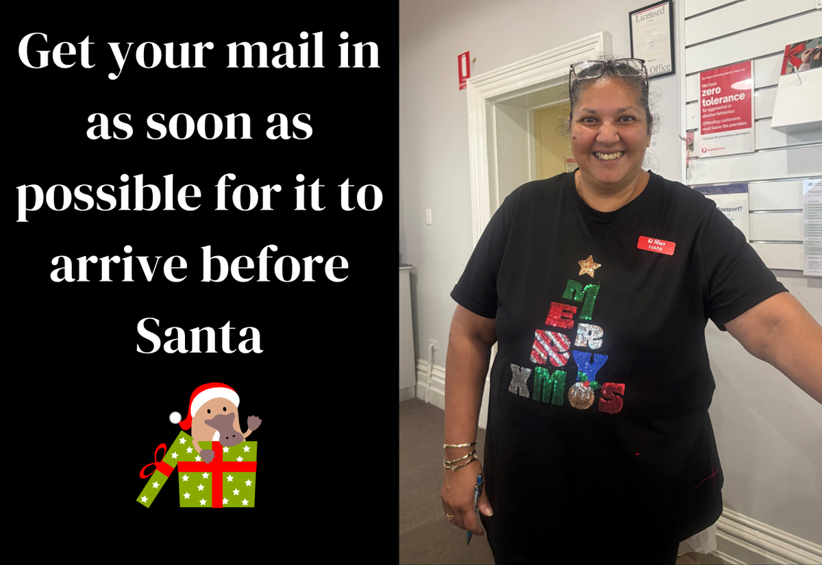 Get your mail in as soon as possible, folks