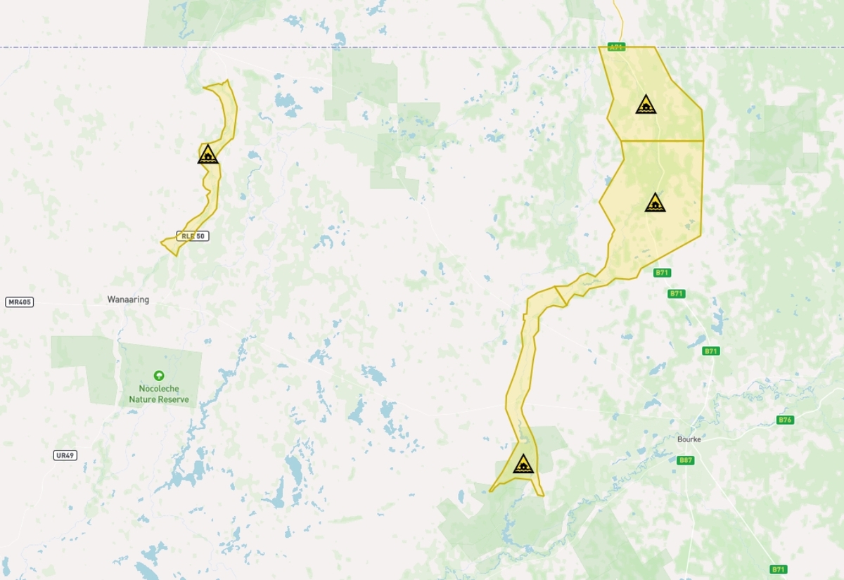 Minor flooding expected north of Bourke